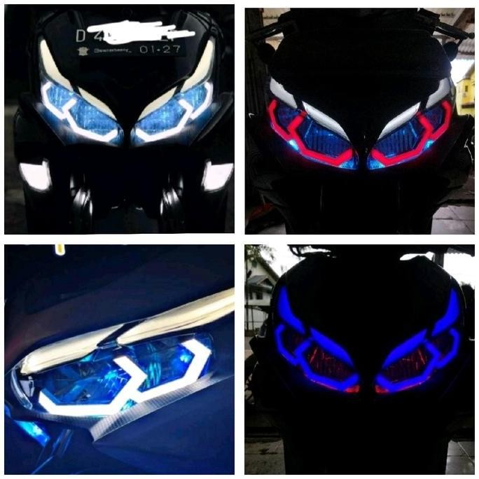 lampu alis HEXAGON aerox 155 new cornted Motor