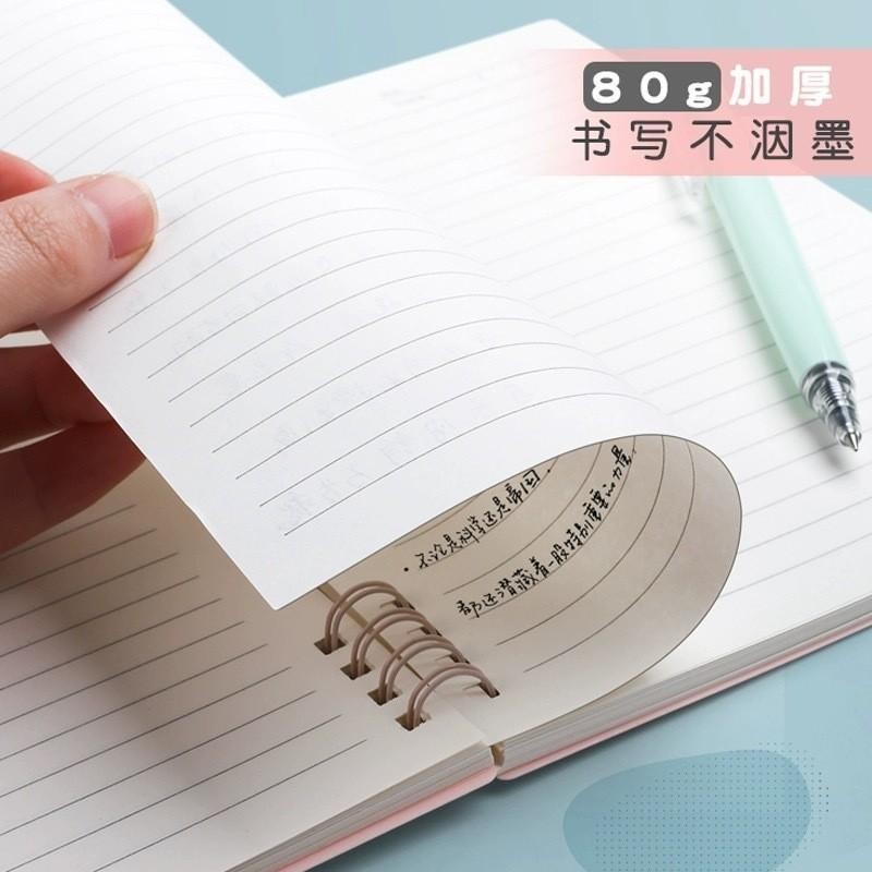 

Zbh Notebook A5 Buku Catatan 80 Lembar Buku Diary Aesthetic Sketch Book 8 Lubang Binder Buku Tulis Sekolah Kantor Notebook Jurnal Spiral Cover Pastel