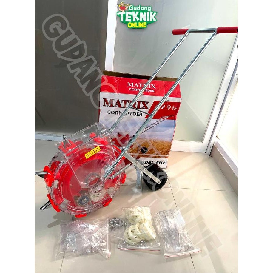 || BANANA / Alat Tanam Biji Bibit Jagung Kacang Dorong MATRIX 8H2 10A2 / Alat Tanam Biji Bijian Kede