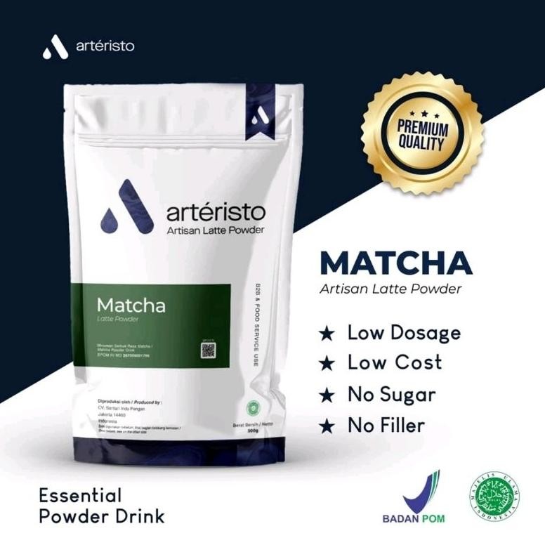 

Arteristo Matcha Premium Powder 500Gram No Sugar
