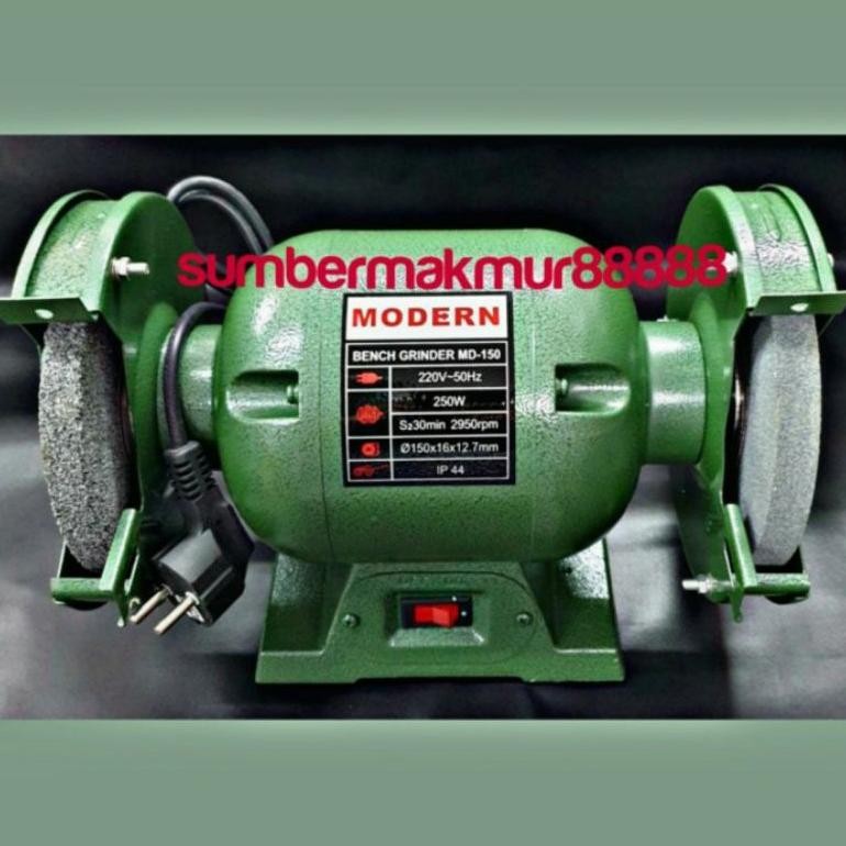 TERLARIS Mesin Gerinda Duduk 6 inch Modern Siap kirim