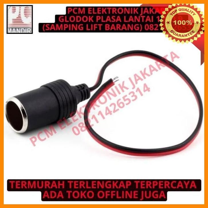 [PEP] NEW SOCKET LIGHTER + KABEL TEBAL FEMALE LIGHTER SOCKET MOBIL