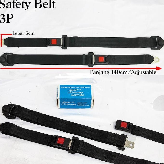 . Safety Belt Mobil 3 Poin/Sabuk Pengaman Mobil 3 Titik Manual
