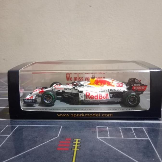 DIECAST F1 RB16B TURKISH 2ND GP 2021 M. VERSTAPPEN SKALA 43 BY SPARK