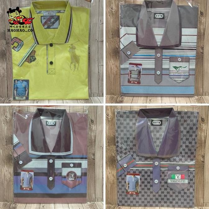 {{{{{{] Kertas Sembahyang Baju Kaos POLO Pria / Cowo / Laki - Laki Tebal Untuk Sembahyang Leluhur / 