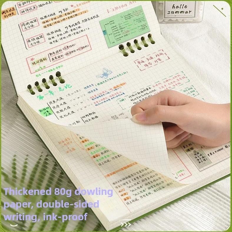 

Flip Notepad Grid Notebooks B5 Diary Leaf Notebook Sketch Book Stationery Journal Writing Pads Office School Supplies