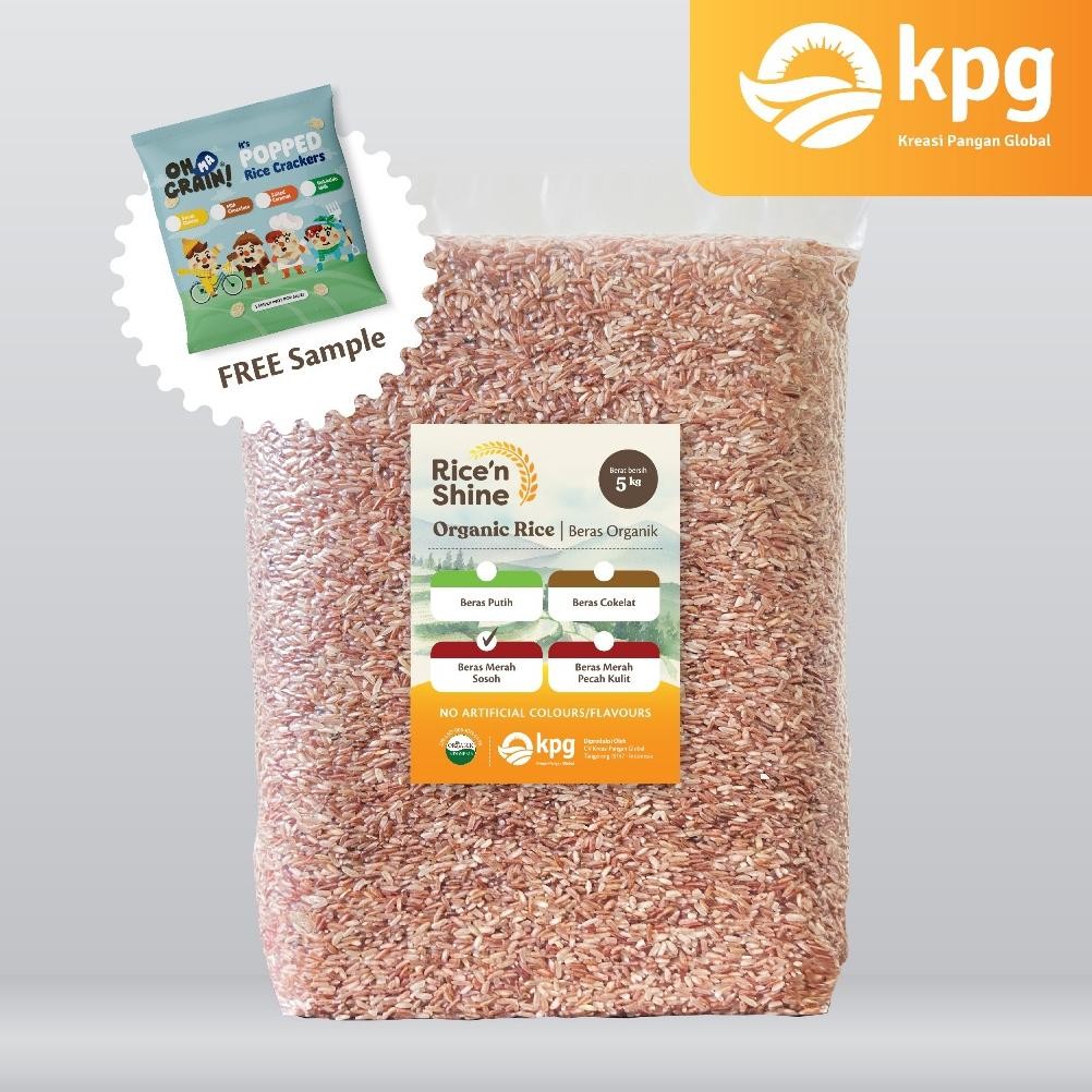

Rice 'N Shine Beras Merah Organik 5 Kg Antioksidan Alami