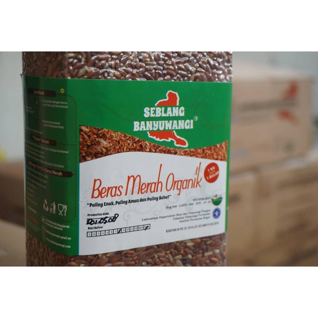 

Seblang Banyuwangi Beras Merah Organik 1kg Halal