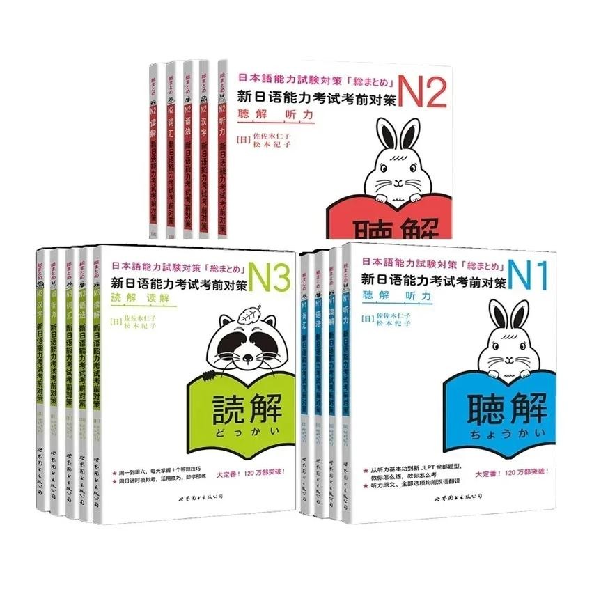 Countermeasures Before The New Japanese Proficiency Test Jlpt Bjt N1/N2/N3 Study Book Business Japan
