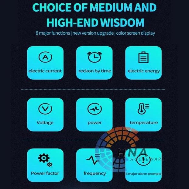 . KWS 301 AC Watt Meter Digital 8in1 kwh KWS AC-301 100A Volt Ampere