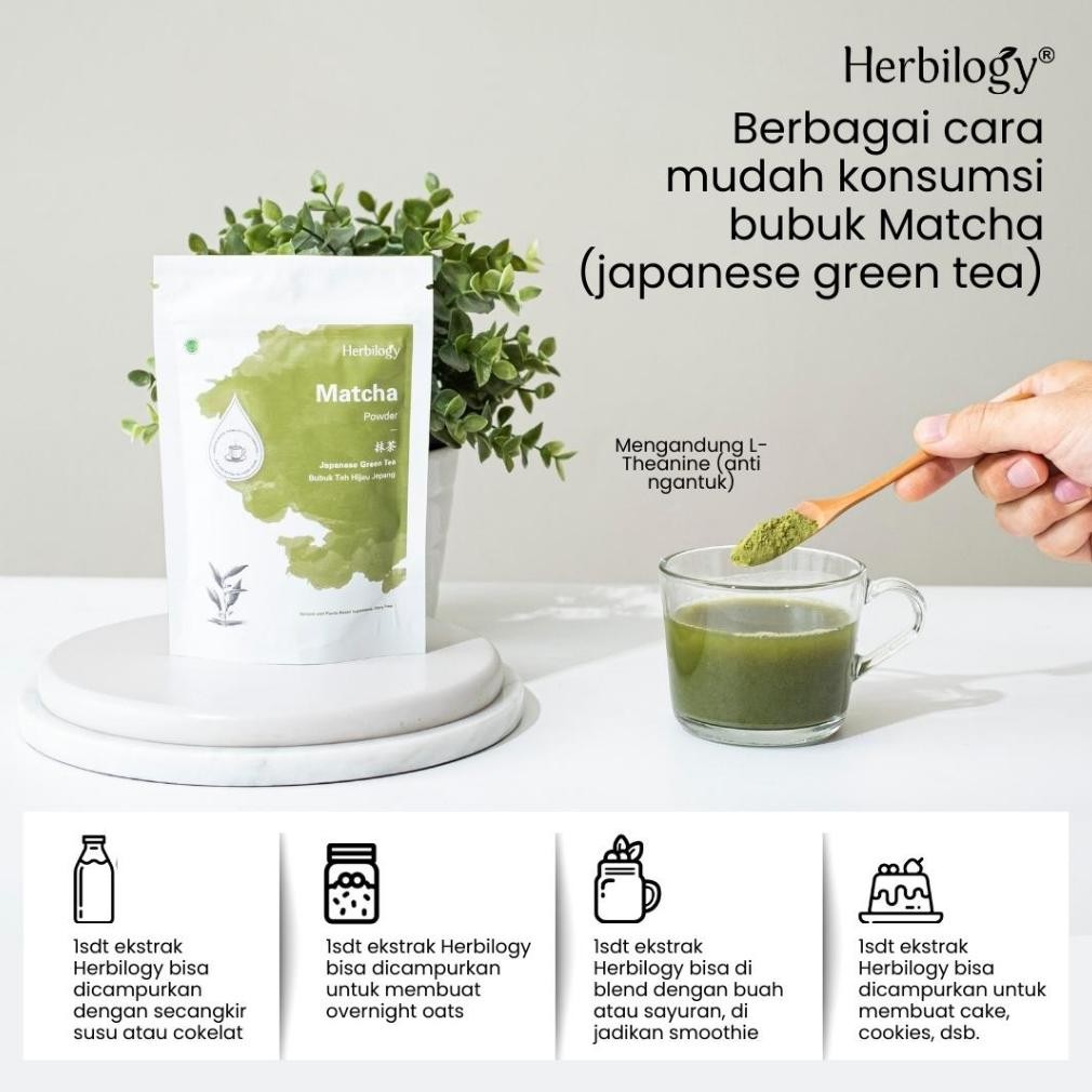 

Herbilogy Matcha Powder 100G Antioksidan Tinggi (Baru)