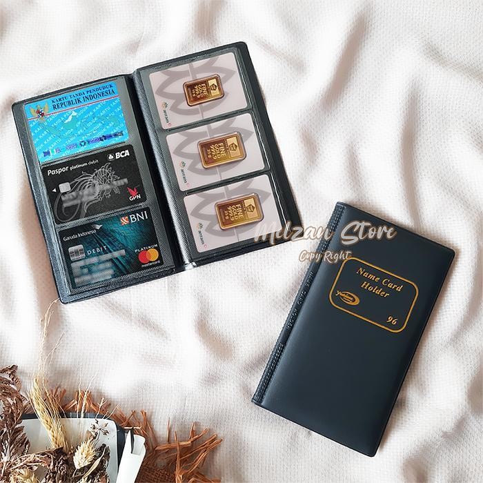 

Name Card Holder 96 Slot / Dompet Logam Mulia / Album Antam Album Logam Mulia / Name Card Holder