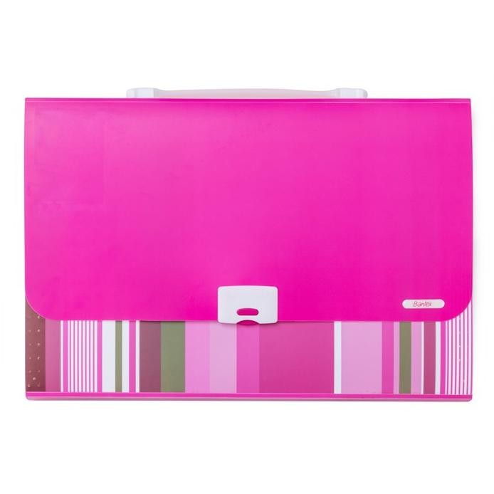 

READY STOK Bantex Fancy Stripes Expanding File (13 Pocket) Folio Pink 3608 19 Siap kirim