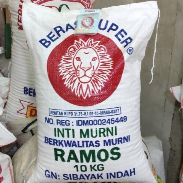 

Beras Kepala Singa Merah Super Ramos Inti Murni (Original 100%)