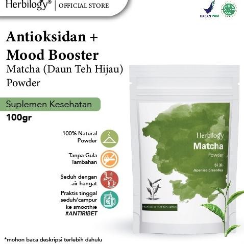 

Herbilogy Matcha Powder | Teh Hijau Menjaga Kesehatan Tubuh & Kulit Bpom 100Gr (Baru)
