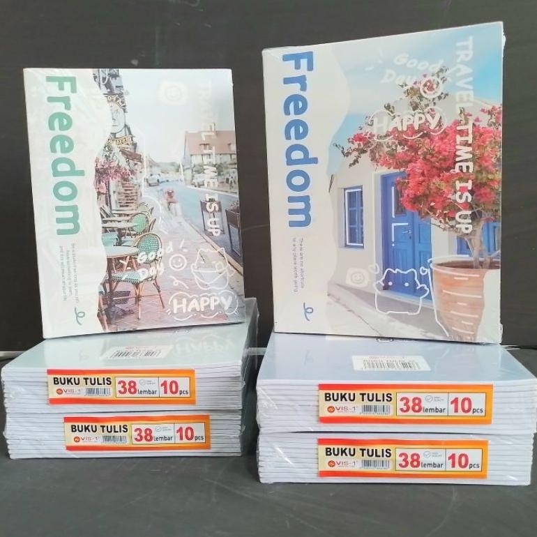 

READY STOCK Buku Tulis VIS-1 38 Lembar ( Pak 10 Buku ) [ Original ]