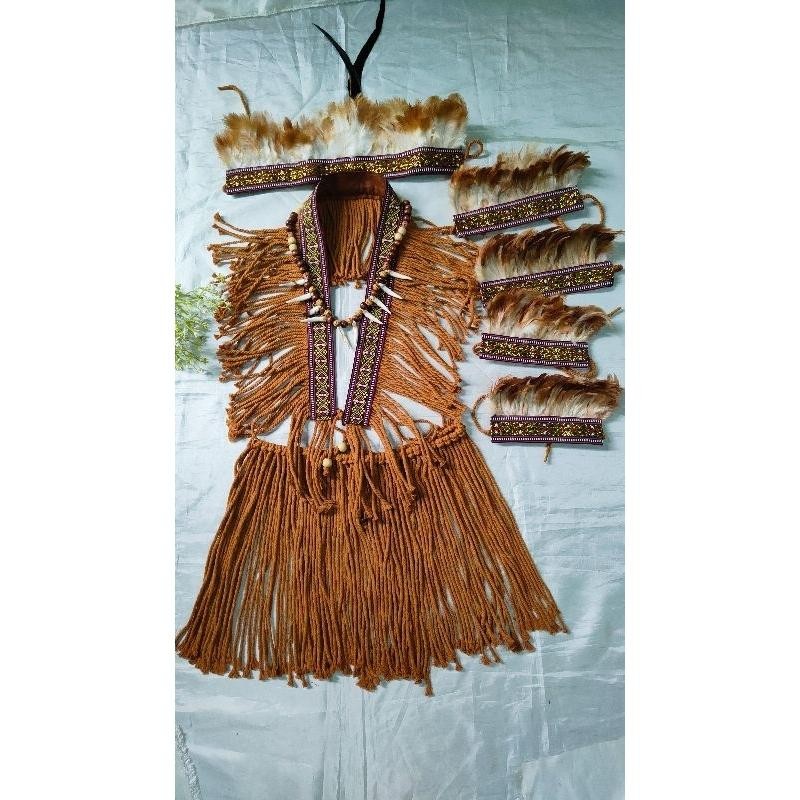 Baju adat papua anak laki laki TK