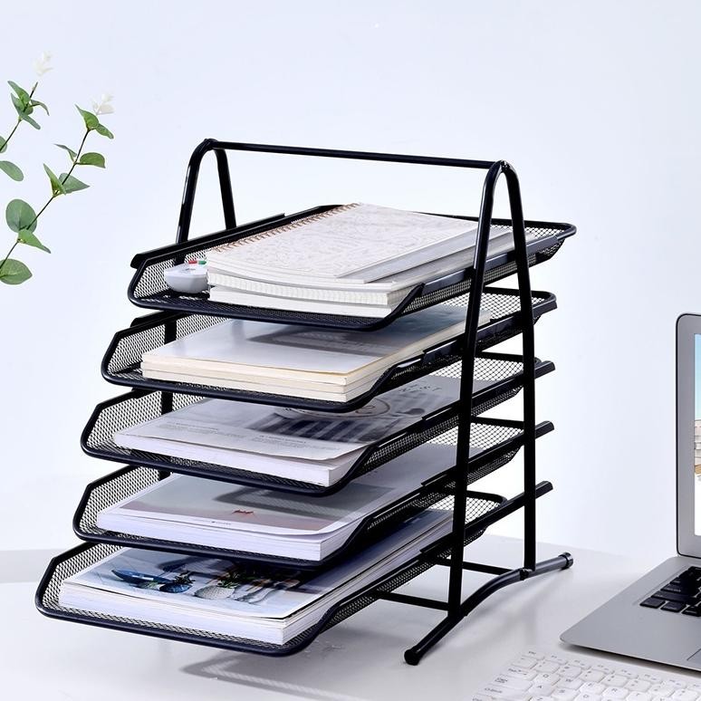 

READY STOK Rak Kertas Dokumen Surat 5 Susun Paper Document Letter Tray Tier Siap kirim