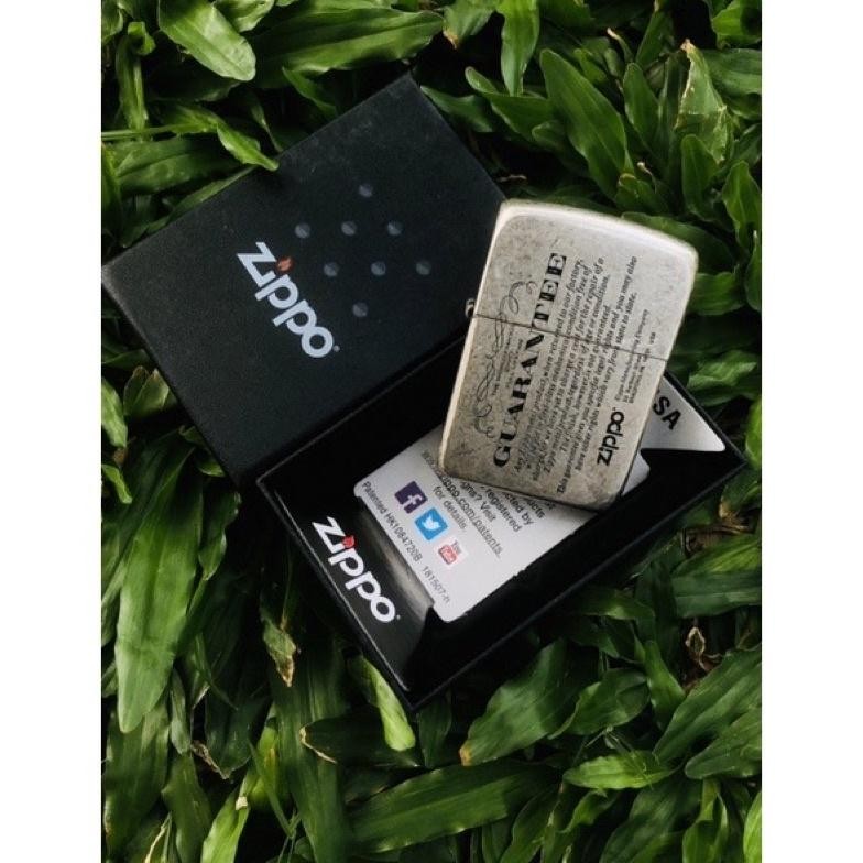 Zippo Motif GUARANTEE Zippo Motif Grafir Zippo Premium