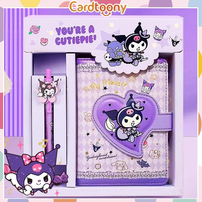 

READY STOCK Notebook 2 in 1 Buku Tulis Anak Magnet Buku Memo dan Pen Cute Diary Jurnal Ballpoint Pena Pulpen Pulpen