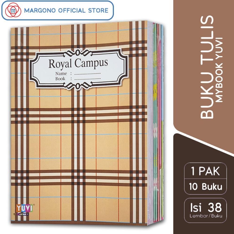 

READY STOCK My Book Yuvi Buku Tulis Royal Campus New Series 38 Lembar - 10 Buku