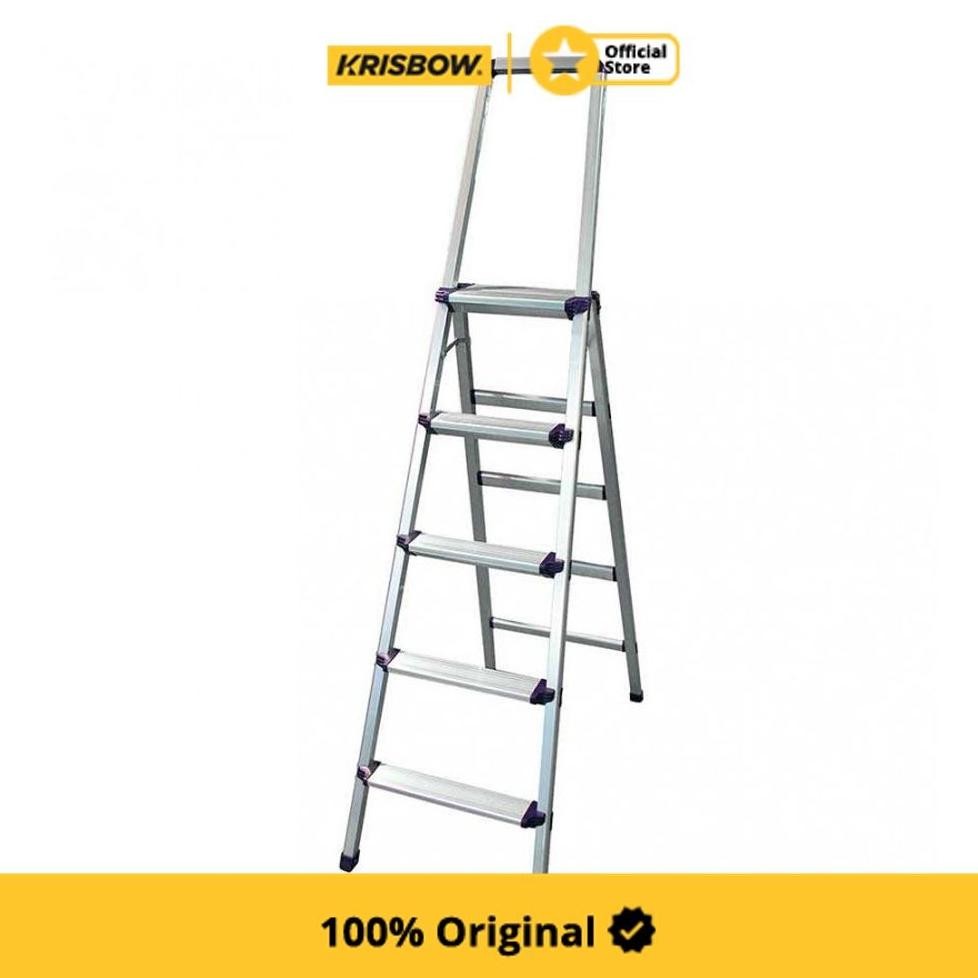 Krisbow Tangga Lipat Aluminium 4 Step