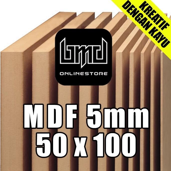 

Papan Kayu MDF 5mm Ukuran (50x100)Cm
