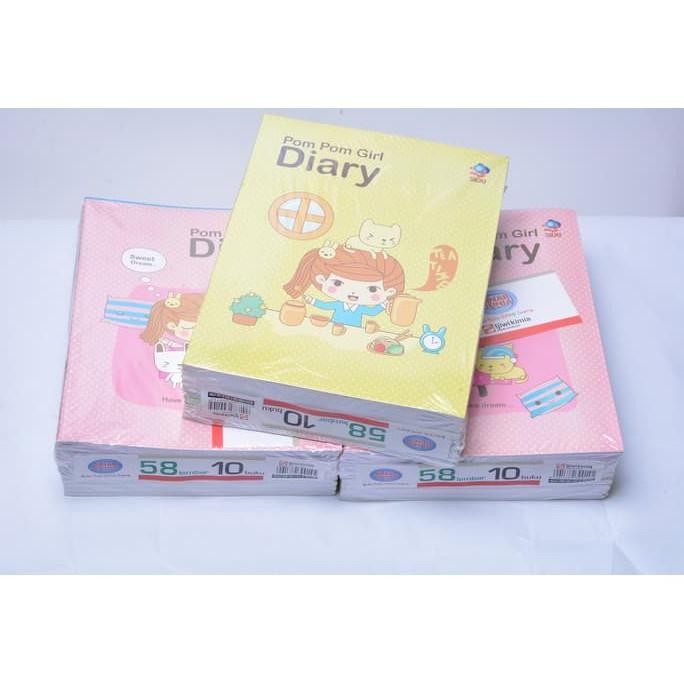 

READY STOCK (10 buku) buku tulis sidu isi 38 dan 58 lembar (isi10 buku)