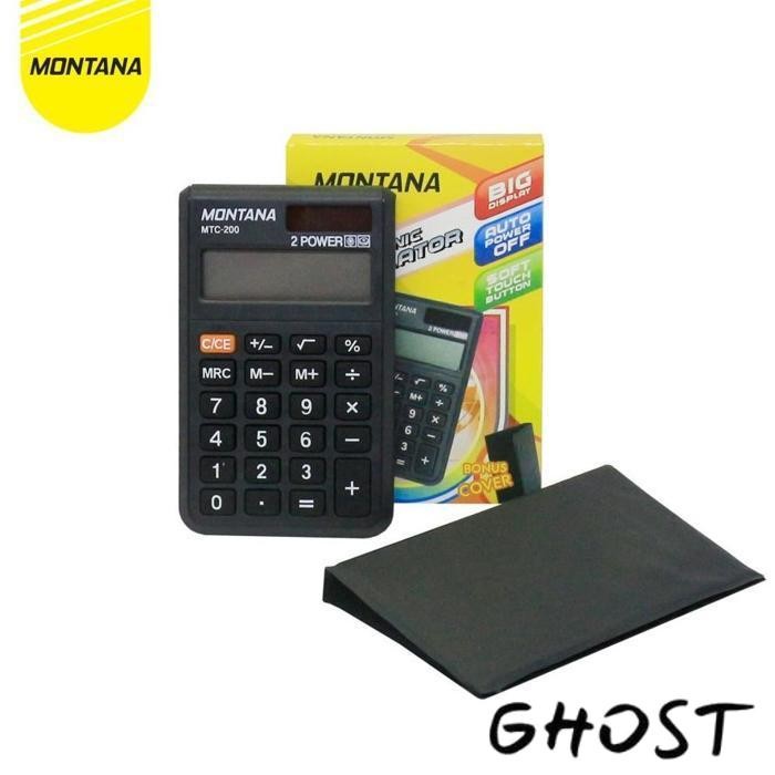 

Sale Kalkulator Mini Montana Mtc 200 / Calculator Ukuran Saku 8 Digit