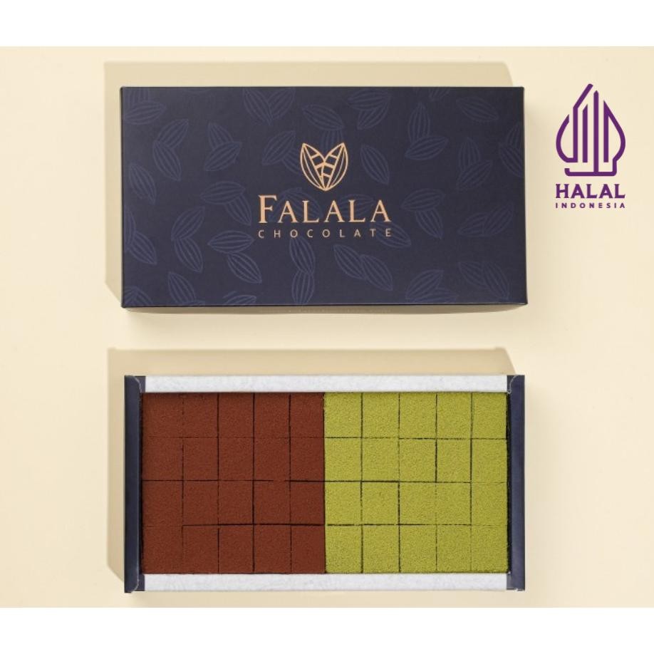 

Ekspedisi Paxel | Falala Mix (Dark & Matcha) Chocolate | Japanese Nama Chocolate Premium (Baru)