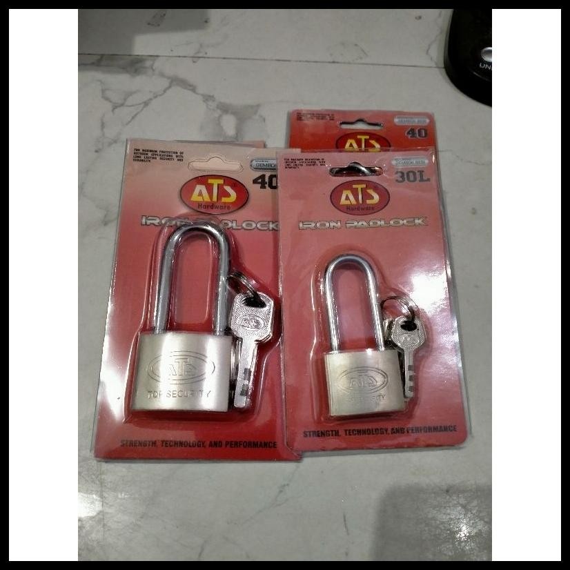 GEMBOK ATS 30MM 40MM 50MM GEMBOK GUDANG PINTU PAGAR ATS GEMBOK NEKEL ATS