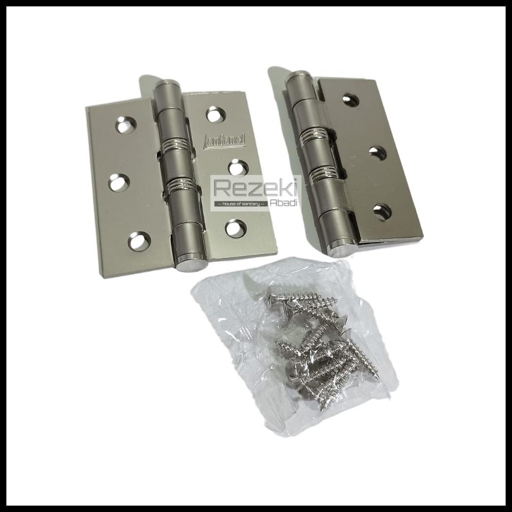 ENGSEL PINTU TEBAL STAINLESS CHROME 3" 4" 5" - ENGSEL JENDELA