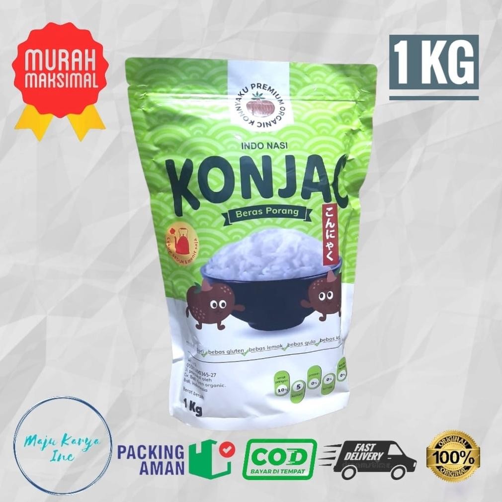 

Konjac Rice Shirataki Rice Beras Porang 1 kg