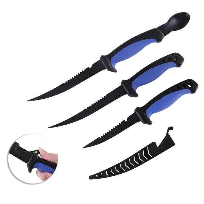 Pisau Fillet Ikan Filet fishing knife kualitas TOP baja anti karat