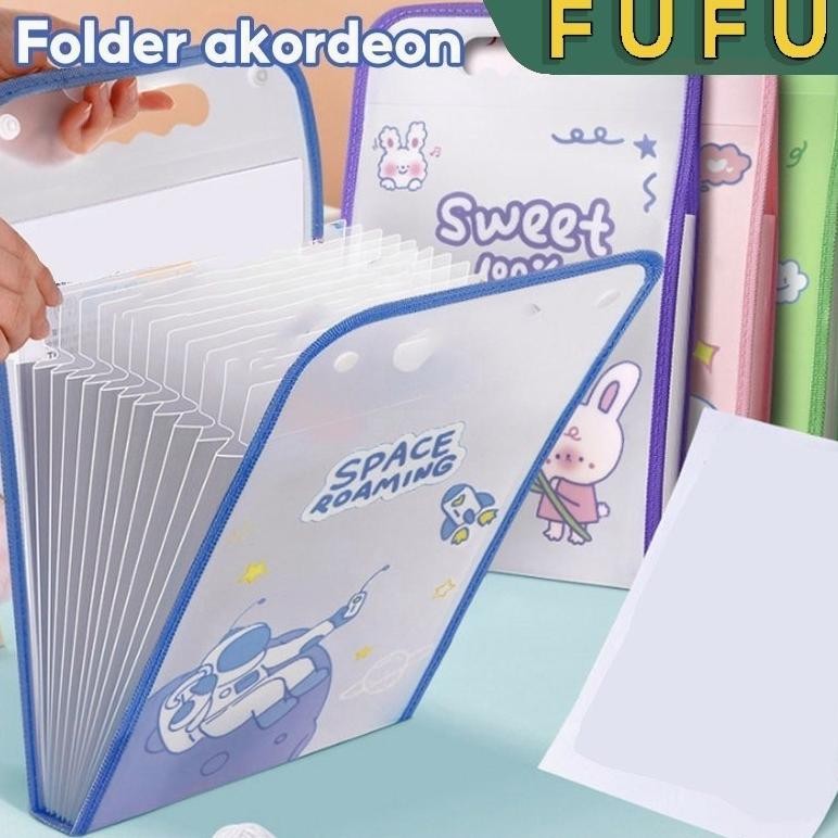 

FUFU File Organizer / Penyimpanan Berkas / Folder Portable / Tempat Kertas Ujian