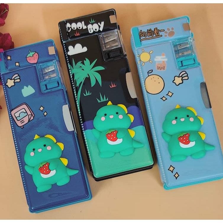 

PENCIL PENSIL ANAK SEKOLAH GAMBAR DINO DINOSAURUS TIMBUL LUCU XPM 551-3