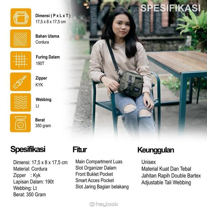 Promo  Tas Selempang Pria Sling Bag Tas Slempang Pria Tas Hp Tas Kecil Pria