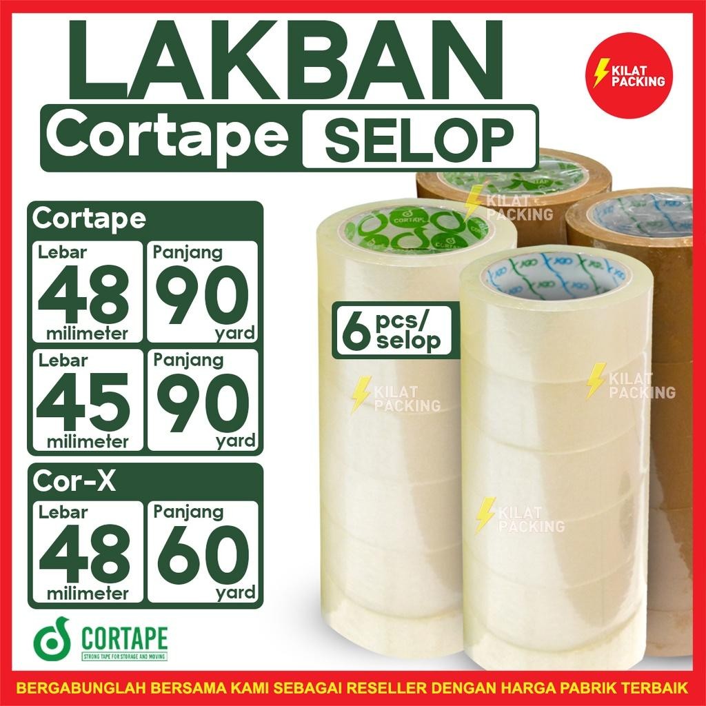 

Lakban Cortape Plakban Selotip Lakban Ekonomis Termurah Selop