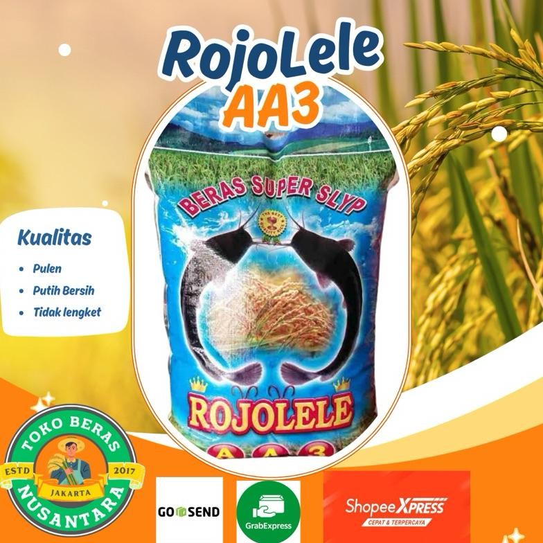 

READY STOCK RojoLele AA3 Pulen & Empuk Berat 5 Liter/3kg/5kg/10kg/20kg