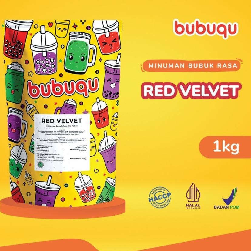 

Bubuqu Red Veet Latte Powder Drin 1 G Bubu Numan Red Veet Uu