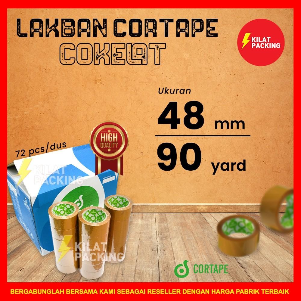 

Lakban Cortape Coklat 48 Mm X 90 Yard Dus