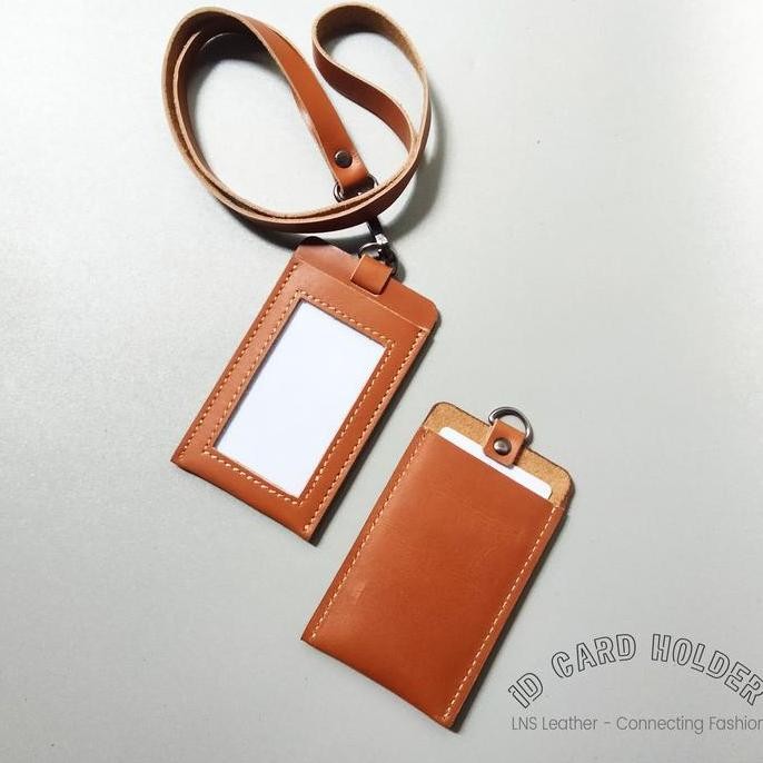

HOT PROMO ID Card Pegawai Nametag Kulit Asli Lanyard - E Toll