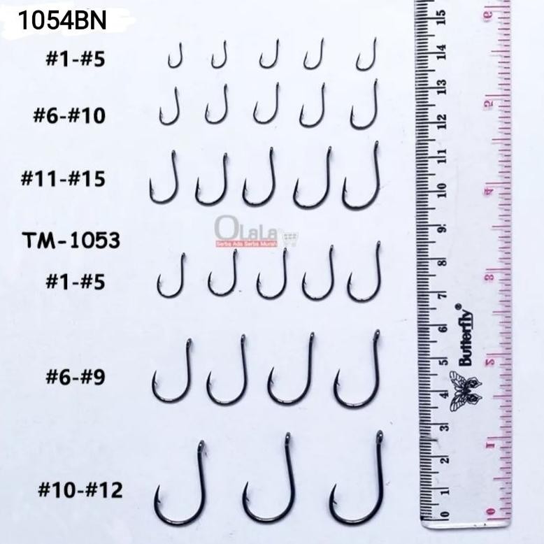 Promo Mata Kail J'Hook Chinu 1053, 1054 & Iseama Bn1009 Carbon Hook Kailp000K