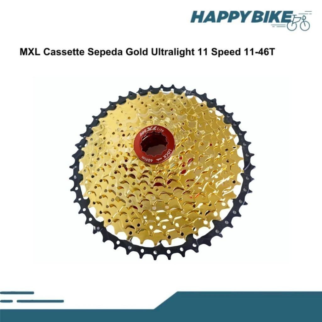 Sprocket Sepeda MXL Cassette Gold Ultralight 11 Speed 11 - 46T MTB Road Bike