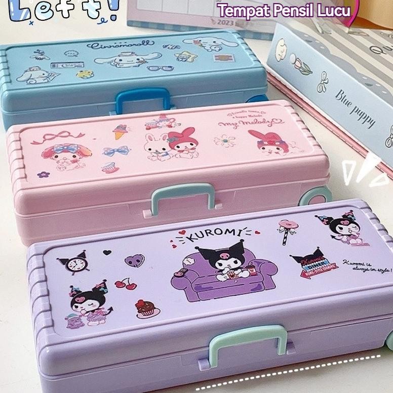 

Canggih CodKotak Alat Tulis Berbentuk Kotak Troli Lucu Dengan Stiker Sanrio Lapisan Ganda Kotak Pensil Plastik Kapasitas Besar Hadiah Alat Tulis Siswa