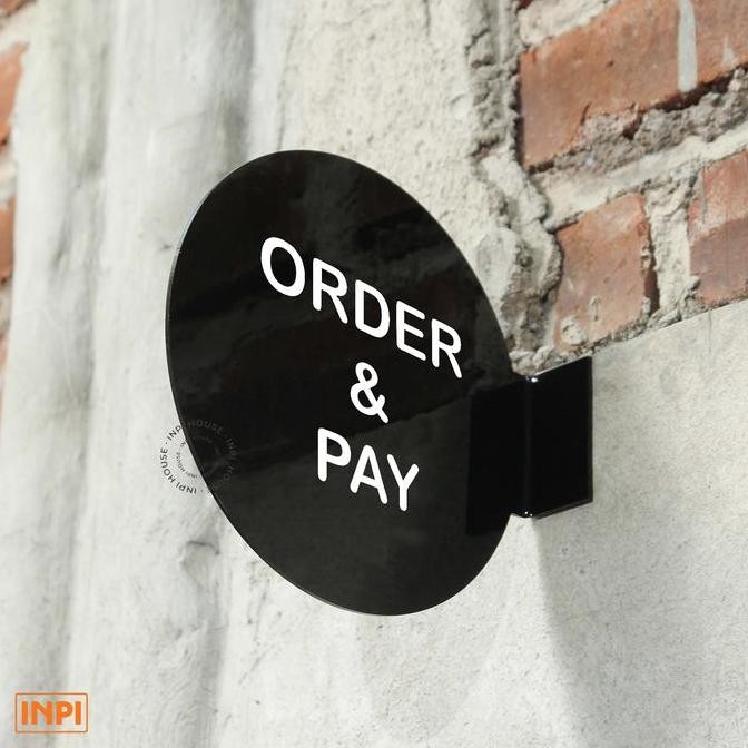 

PROMO Signage Akrilik Order and Pay - Inpi