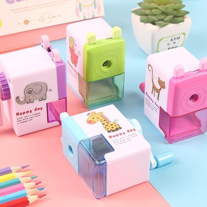 

Terjangkau Rautan Pencil Putar Unik Serutan Rautan Serutan Pensil Putar Gaya Kartun Sharpener Rautan