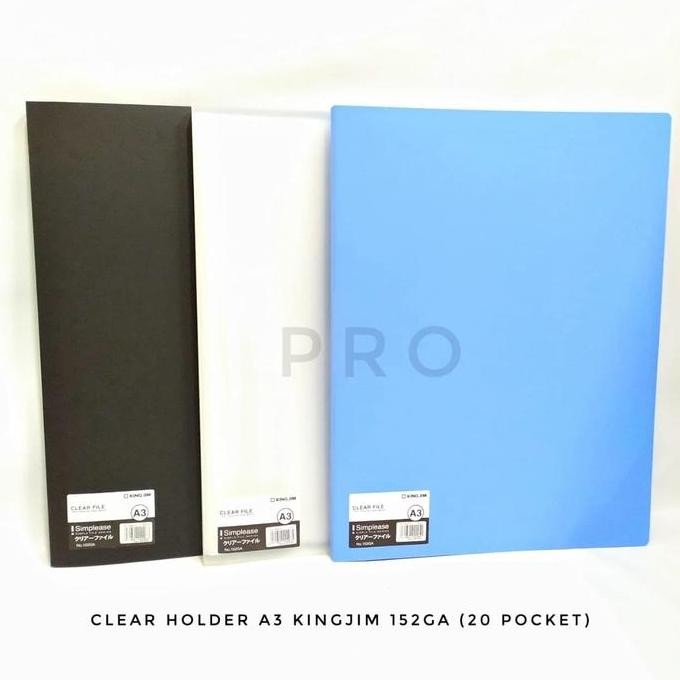 

PROMO DOKUMEN HOLDER A3 CLEAR HOLDER A3 KING JIM MAP KERTAS A3 20 LEMBAR