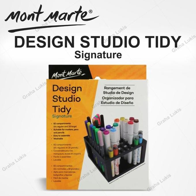 

BRG BARU Mont Marte Design Studio Tidy - Tempat Alat Tulis