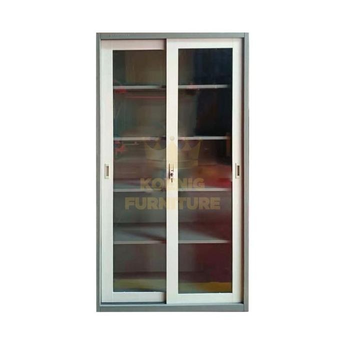 

JUAL Lemari Arsip Besi Sliding Kaca SC E 18 MS / Lemari Besi / Lemari File